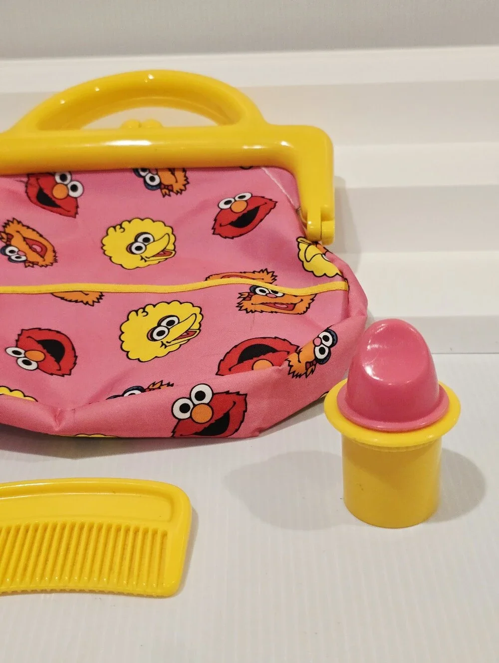 Vintage Sesame Street ILLCO Baby Purse Set 1991